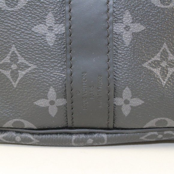 Louis Vuitton Monogram Eclipse Keepall Bandouliere 55 with Strap 1LVJ1227 - Picture 8 of 12